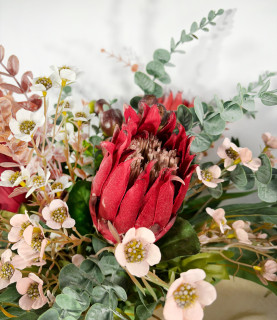 Giant Red King Protea