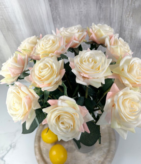 43cm Real Touch Pink Rose