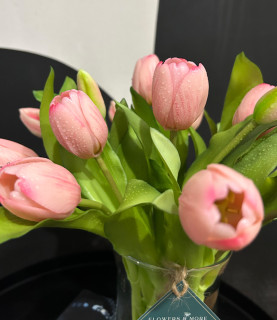 32cm Pink Tulips