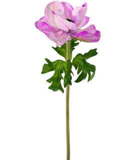 48cm Poppy Flower Purple