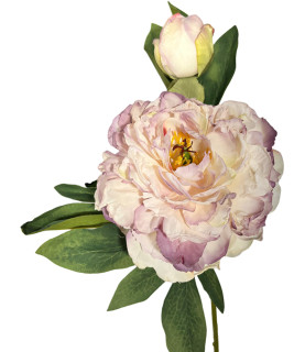 48cm Vintage Peony Purple