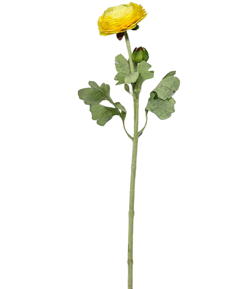 48cm Yellow Ranunculus