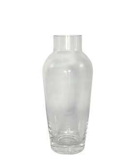 20cm Clear Glass Vase