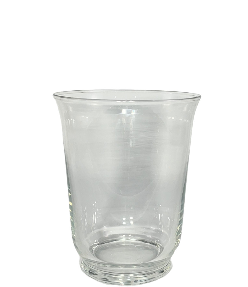 20cm Glass Wide Vase