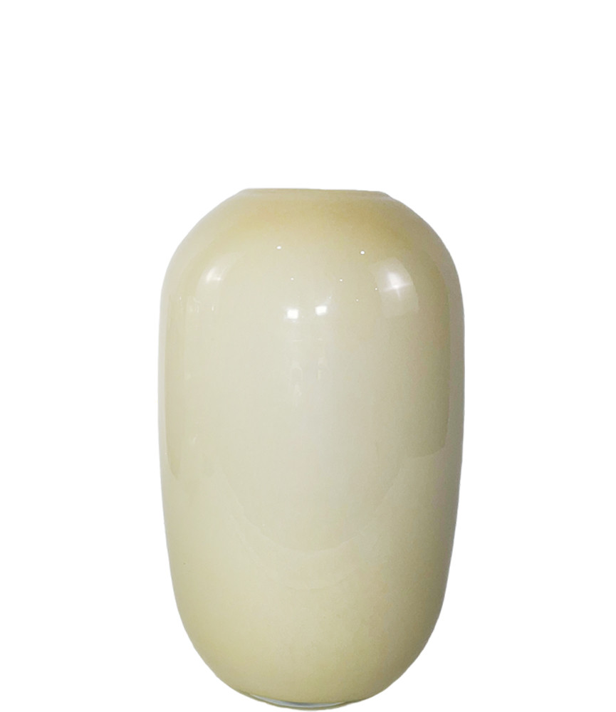 Yellow Egg Ceramic Vase