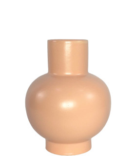 25cm Pink Ceramic Vase